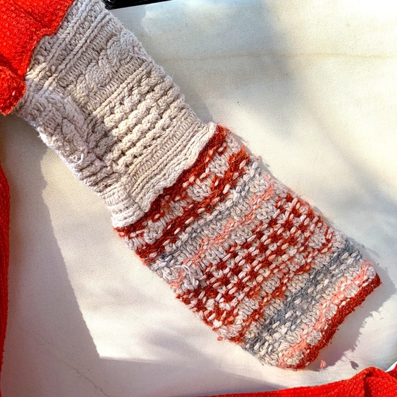 Rare Free People thermal Small  red/orange womans - Picture 4 of 4